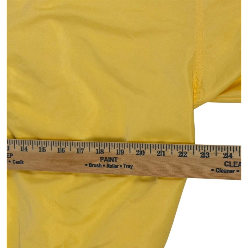 Cutter & Buck Mens Large Yellow Quarter Zip Windbreaker Pullover Golf Jacket - Picture 4 of 5